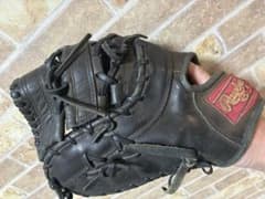 Rawlings 軟式グローブ 黒　ローリングスのサムネイル