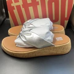 【未使用品】FitFlop F-MODE LEATHER-TWIST 24cmのサムネイル