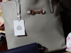 Micha様 専用 ミッシュマッシュ トートバッグ グレーのサムネイル