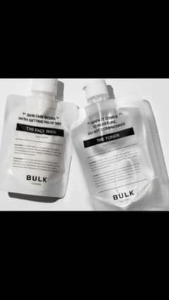 BULK HOMME  洗顔料＋化粧水のサムネイル