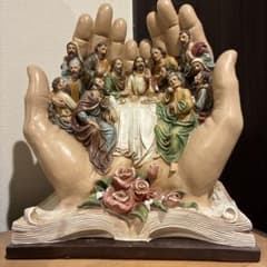 最後の晩餐会オブジェ　クリスチャンvintage phillpine 特大マリア 最後の晩餐会オブジェ クリスチャンvintage phillpine 特大マリア
