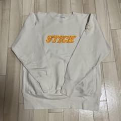 STICK メンズ スウェット アイボリー Lサイズのサムネイル