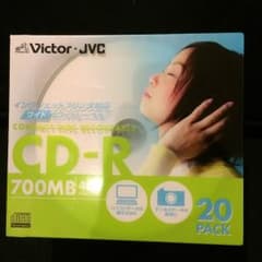 【新品】Victor/JVC 700MB CD-R×20枚入パックのサムネイル