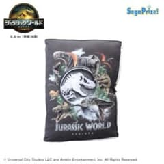 『ジュラシック・ワールド／復活の大地』プラチナムザッカ図鑑クッション　未使用品