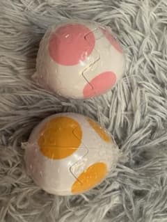 요시 메지루시 액세서리 핑크 오렌지 합계 2 점 캡슐 포함