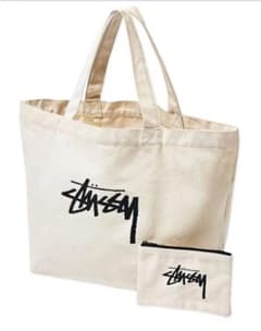 STUSSY ステューシー トートバッグ＆ポーチセットのサムネイル