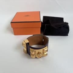 エルメス コリエ ド シアン ブレスレット パープル 美品。保護テープ付き エルメス コリエ ド シアン ブレスレット パープル 美品。保護テープ
