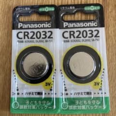 Panasonic CR2032 ボタン電池 2個のサムネイル