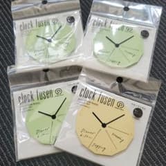 クロックふせん　4セットのサムネイル