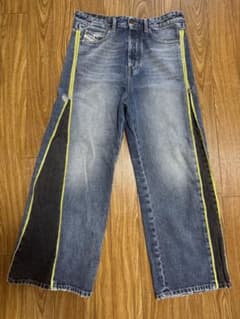 DIESEL デニムパンツ　サイドジップ　D-Rise 007r9 DIESEL デニムパンツ サイドジップ D-Rise 007r9 - メルカリ