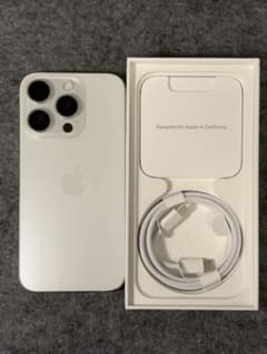 [극미품] Apple iPhone 15 Pro 256GB 화이트 티타늄
