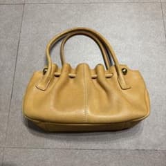 츠치야 가방 제조소 핸드백 가죽 브라운