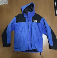 THE NORTH FACE マウンテンジャケット ブルーxブラック - メルカリ