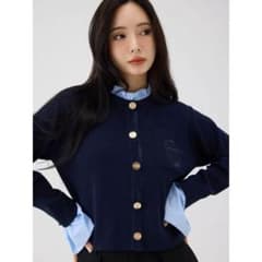 eimy istoire Attached collar カーディガン　タグ付き 1.14 New Color】Attached collar カーディガン