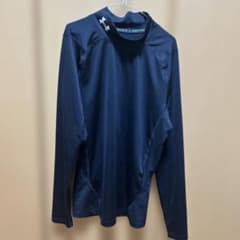 UNDER ARMOUR アンダーシャツ 長袖 モックネック ブラック
