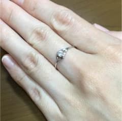 ❤美品❤K18WG 0.05ダイヤモンドリング 明日まで値下げ♪のサムネイル