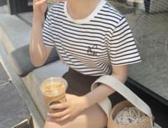 ボーダー　無印　Tシャツのサムネイル