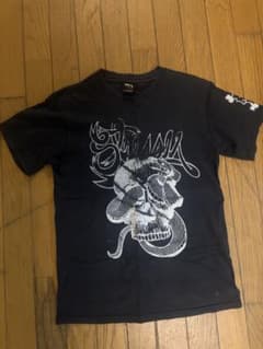 STUSSY ステューシー スカル Tシャツ ブラック Sのサムネイル