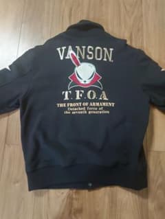 VANSON T.F.O.A スタジャン XXL ブラック - メルカリ