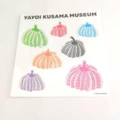 草間彌生 カボチャデザイン ステッカー YayoiKusamaのサムネイル