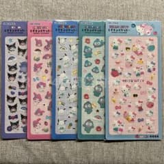 サンリオ エポキシステッカー 5点セット ぷっくりシール ♡豪華おまけ3点♡