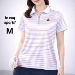 le coq sportif ゴルフウェア ポロシャツ M レディース 半袖 夏のサムネイル