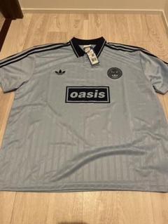 adidas oasis Live '25 サッカーシャツ ブルーL - メルカリ