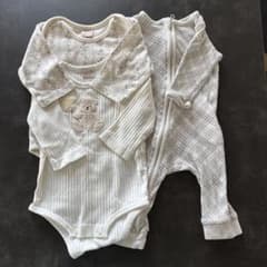 【ベビー服】長袖ロンパース 3点セット 70-80のサムネイル