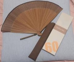 京くみひも　扇子　メンズ　新品未使用のサムネイル