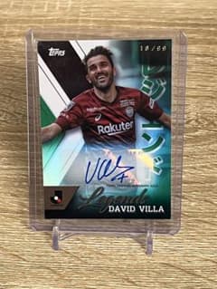 Topps Jリーグ ダビド・ビジャ 直筆サインカード 99枚限定のサムネイル