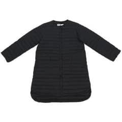 極美品❤️トラディショナルウェザーウェア　ノーカラーダウンコート　ブラック　軽量 F0688S 新品トラディショナルウェザーウェア ダウンコート：34