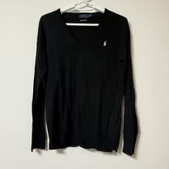 Polo Ralph Lauren ブラック Vネック 長袖セーターのサムネイル
