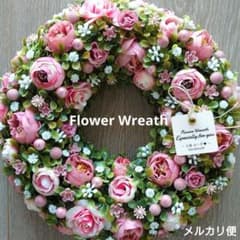 フラワーリースNO.488＊ 29cmのサムネイル