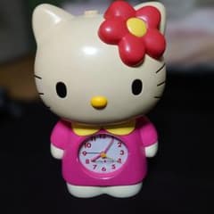 て*る様 ハローキティ フィギュア型 アナログ時計のサムネイル
