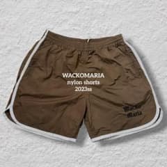 WACKOMARIAナイロンショーツブラウンギルティーパーティー短パン23SS WACKOMARIAナイロンショーツブラウンギルティーパーティー短パン23SS