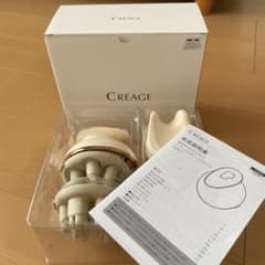 CREAGE クリアージュディープスパリフト 美顔器 ホワイト 取扱説明書付き CREAGE クリアージュディープスパリフト 美顔器 ホワイト 取扱説明書