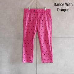 Dance With Dragon 刺繍　総柄 スラックスパンツ X4211 Dance With Dragon 刺繍 総柄 スラックスパンツ X4211 - メルカリ