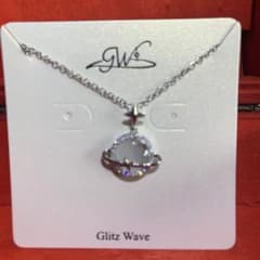 Glitz Wave 惑星 天然石 宇宙 ネックレスのサムネイル