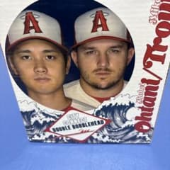 大谷翔平・マイク・トラウト ダブルボブルヘッド - メルカリ