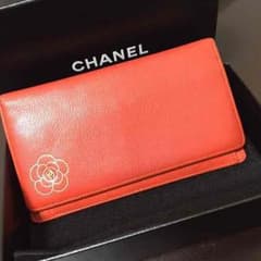 正規品 16番台 美品 シャネル財布 カメリア 長財布のサムネイル