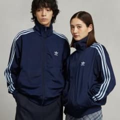 adidas originals ファイヤーバード ジャージ ネイビー M - メルカリ