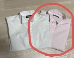 ウィングカラーシャツ（薄ピンク、XL）のサムネイル