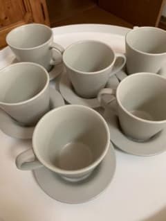 ★櫻華様専用★IKEAディネーラ  マグカップ＆ソーサー 6客セットのサムネイル