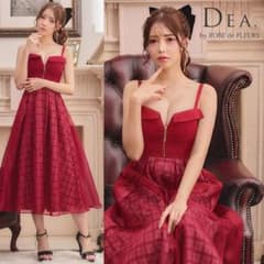 キャバドレス ローブドフルール ROBE de FLEURS ローブドフルール ロングキャバドレス DE3355 - メルカリ