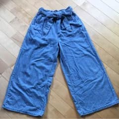 GU デニム ワイドパンツのサムネイル