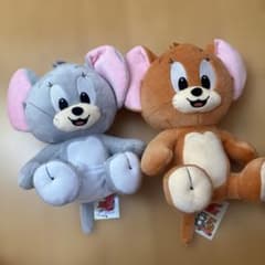 톰과 제리 내츄럴 BIG 인형 장난감 타피 & 제리 약 27cm