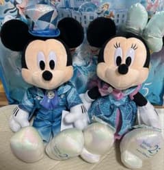 ディズニーシー スパークリングジュビリー ぬいぐるみ ミッキー ミニー
