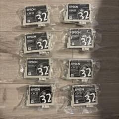EPSON ICBK32 ブラックインクカートリッジ 8個セットのサムネイル