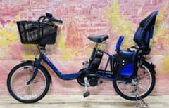 ZK3944 電動自転車 パナソニック ギュット 子供乗せ 20インチ 送料無料