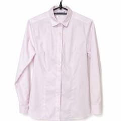 LES MUES femme ピンクストライプシャツ 7号のサムネイル